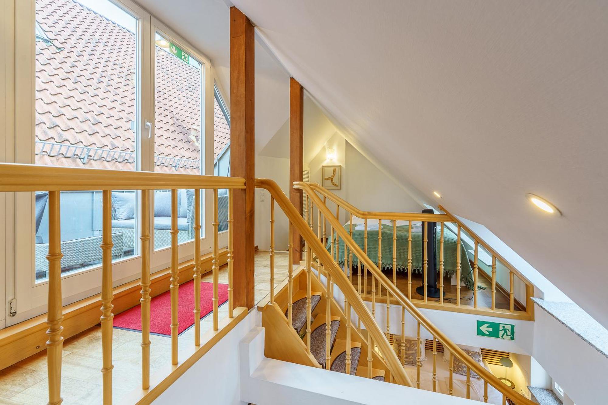 Maisonette Am Holstentor Mit Dachterrasse Und Heimkino Lübeck Exterior foto